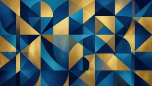 Blue Gold Geometry