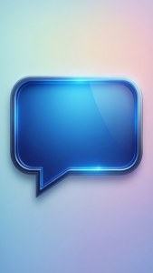 Blue Gradient Bubble