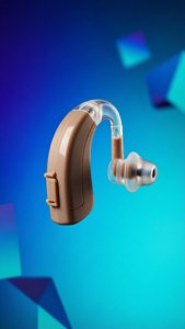 Blue Gradient Hearing Aid