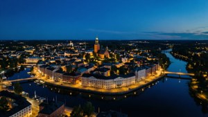 Blue Hour City Lights
