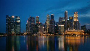 Blue Hour Marina Bay