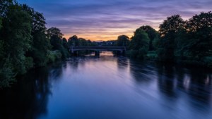 Blue Hour Over Newry River