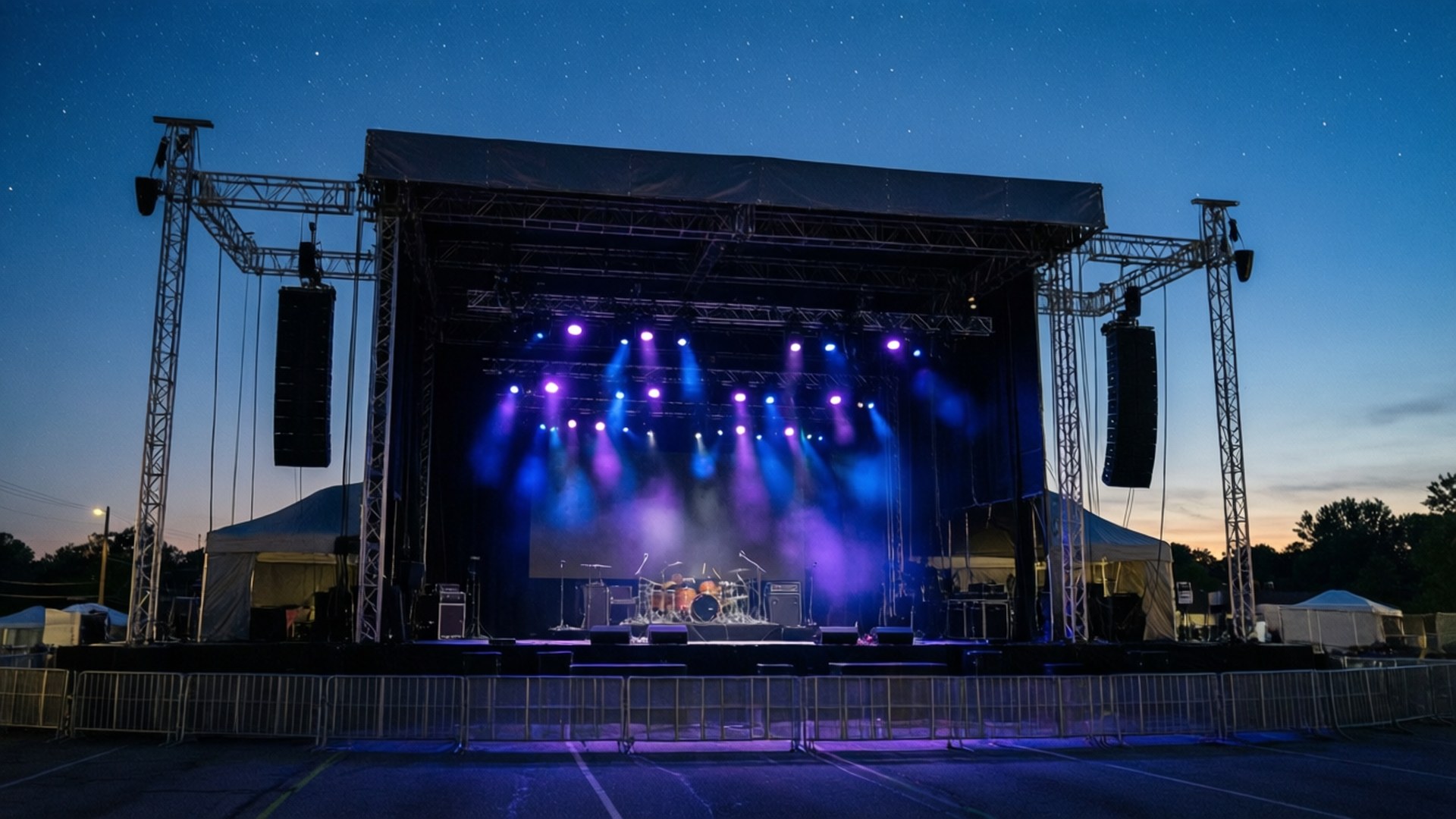 Blue Hour Stage by Wallpapers.art Studio
