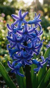 Blue Hyacinth in Sunlight
