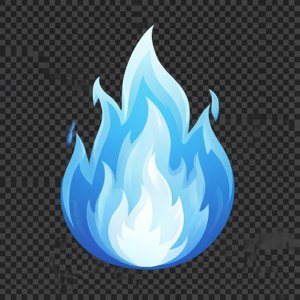 Blue Ice Flame