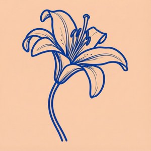 Blue Lily Line
