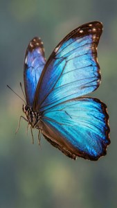 Blue Morpho Flight