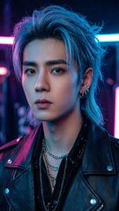 Blue Mullet Edgy