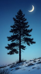 Blue Night Solitude