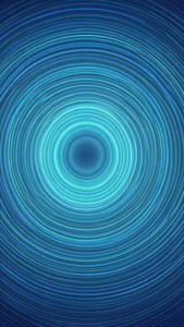 Blue Radial Rings