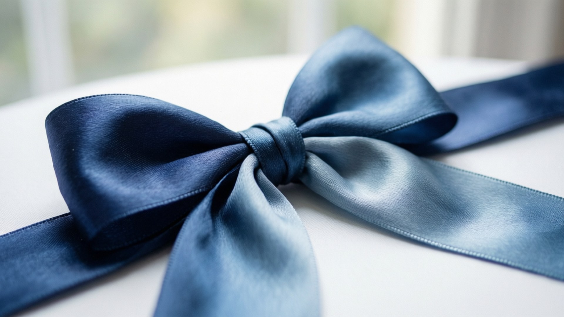 Blue Ribbon Serenity by Wallpapers.art Studio
