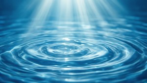 Blue Ripples Light