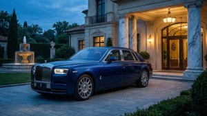 Blue Rolls-Royce Elegance