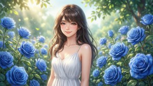 Blue Rose Garden