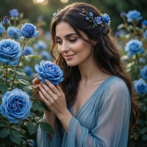 Blue Rose Garden