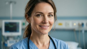 Blue Scrubs Portrait