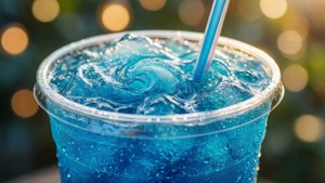 Blue Slushy Macro