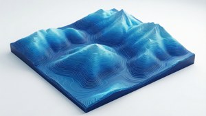 Blue Topography