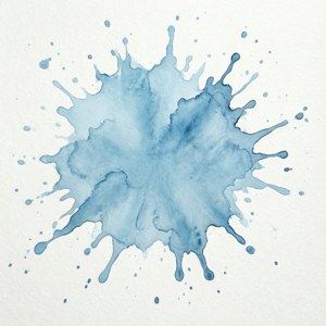 Blue Watercolor Splash