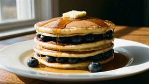 Blueberry Pancake Stack