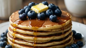 Blueberry Pancake Stack