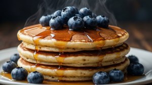 Blueberry Pancakes Stack
