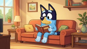 Bluey Reading