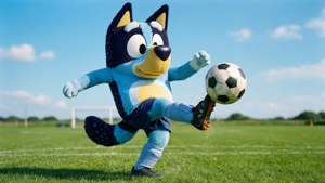 Bluey Soccer Star