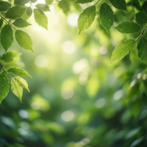 Blurred Leaves