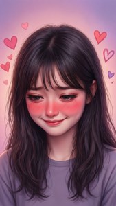 Blushing Kawaii Grimace