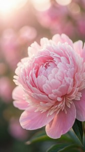 Blushing Peony Close-Up