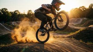 BMX Dirt Track Trick