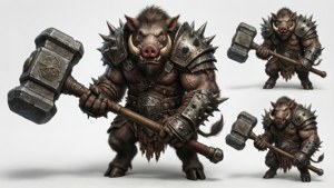 Boar's Armor Studies