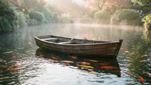 Boat Koi Morning