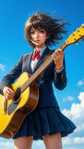 Bocchi Blue Sky
