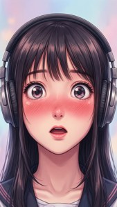 Bocchi Blushing Headphones