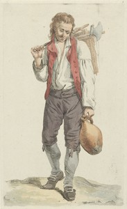 Boer met kruik