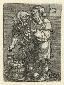Boer verkoopt eieren