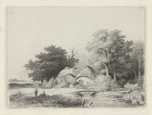 Boerderij bij een bruggetje