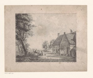 Boerderijen aan een landweg