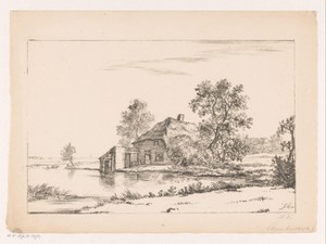 Boerenhoeve aan het water