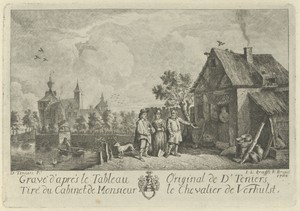 Boerenhuis aan het water