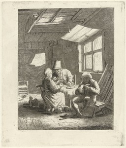 Boereninterieur (eerste versie)