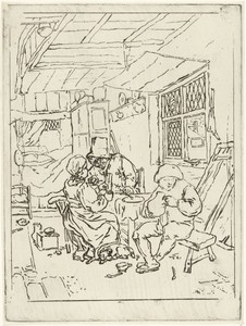 Boereninterieur (tweede versie)