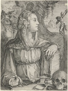 Boetvaardige Maria Magdalena, in profiel