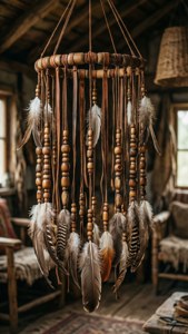Bohemian Feather Mobile