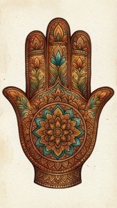 Bohemian Hamsa Mandala