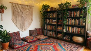 Bohemian Reading Nook