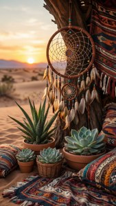 Boho Desert Sunset