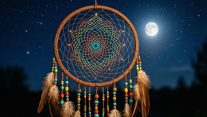 Boho Dreamcatcher Night Sky